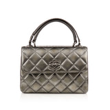 CHANEL  Silver Trendy CC Small Flap Bag
