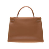Hermes Gold Togo Leather Kelly 35cm Handbag (Q Stamp)