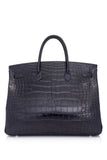 Indigo Blue Alligator Mat Birkin 40