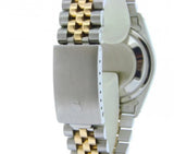 Pre Owned Mens Rolex Two-Tone Datejust with a Gold Champagne Dial 16233