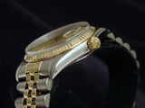 Pre Owned Mens Rolex Two-Tone Datejust with a Gold Champagne Dial 16013