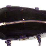 Prada Purple Saffiano Leather Handbag