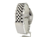 Pre Owned Mens Rolex Stainless Steel Datejust with a White Roman Dial 16030