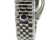 Pre Owned Mens Rolex Stainless Steel Datejust with a Black Dial 116264