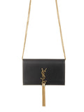 Kate Tassel Chain Wallet in Smooth Leather