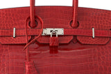 Braise Porosus Crocodile Lisse Birkin 35