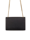 Kate Small in Black Grain De Poudre Embossed Leather Shoulder Bag