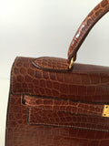 Hermes Kelly 32 Miel Crocodile Porosus