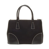 Prada Black Nylon / Saffiano Leather Handbag