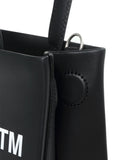 Mini Black Box Printed Leather Bag