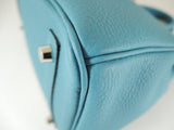 Hermes Birkin 30 Togo Turquoise Silver Hardware Brand New