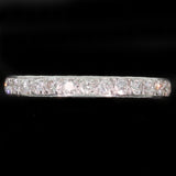Platinum eternity band from the 50s