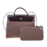 Hermes Etoupe Herbag Zip 31cm (T Stamp)