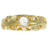 Antique Victorian mens ring with diamond