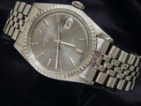 Pre Owned Mens Rolex Stainless Steel Datejust with a Slate Dial 1603