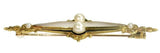 French antique Victorian bar brooch