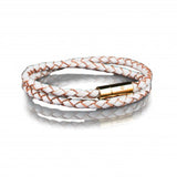LEATHER BRACELET 4MM - GOLD