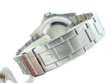 PRE OWNED MENS ROLEX STAINLESS STEEL SUBMARINER WITH A BLACK DIAL 14060M