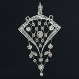 Late Victorian Russian diamond pendant
