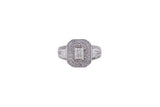 Art-Deco-style diamond ring