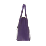 Prada Purple Saffiano Leather Handbag