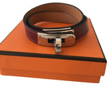 Hermes Kelly bracelet Double Tour Box Rouge H