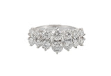 Scintillating diamond dress ring