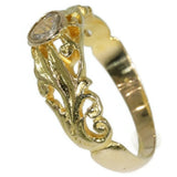 Antique Victorian mens ring with diamond