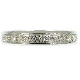 Estate white gold diamond eternity band