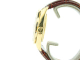 Pre Owned Mens Rolex Yellow Gold Diamond Datejust with a Red Dial 16238