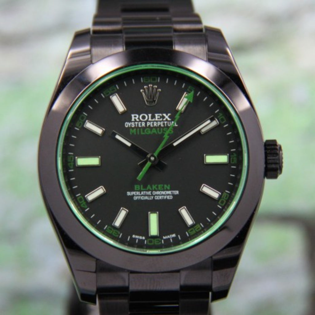 Rolex milgauss blaken hotsell