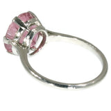 Estate pink stone engagement ring