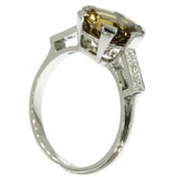 Estate platinum engagement ring