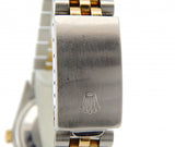 Pre Owned Mens Rolex Two-Tone Datejust with a Silver Dial 16013