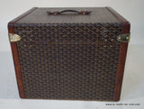 1920s Goyard Hat Trunk or Malle Goyard à Chapeaux Avec Chassis