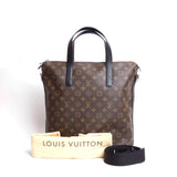 Louis Vuitton M40388 Monogram Macassar Canvas Kitan Handbag with Shouler Strap