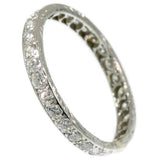 Platinum eternity band from the 50s