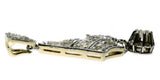 Rose cut diamond Art Deco pendant