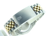 Pre Owned Mens Rolex Two-Tone Datejust with a Silver Dial 16233