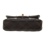 Chanel A94385 Black Lambskin Quilted with CC Logo Chain Bag