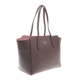 Gucci 354408 Dark Grey Swing Leather PM Tote Bag