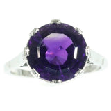 Platinum vintage engagement ring