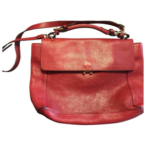 Marni red leather handbag