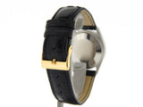 PRE OWNED MENS ROLEX TWO-TONE OYSTER PERPETUAL WITH A BLACK DIAL 1005