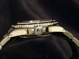 PRE OWNED MENS ROLEX STAINLESS STEEL SUBMARINER DATE WITH A BLACK DIAL 16610