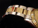 Pre Owned Mens Rolex Two-Tone Datejust with a Gold Diamond Dial 16013