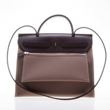 Hermes Etoupe Herbag Zip 31cm (T Stamp)