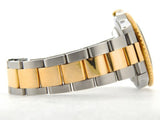 PRE OWNED MENS ROLEX TWO-TONE GMT-MASTER II ROOT BEER WITH A BROWN DIAL 16713