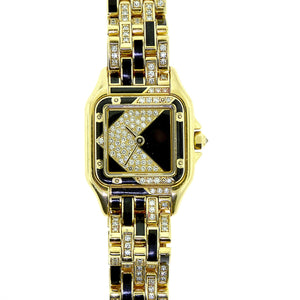 Cartier panthÃ¨re yellow yellow gold watch