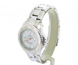 PRE OWNED LADIES ROLEX STAINLESS STEEL & PLATINUM YACHT-MASTER DATE 169622